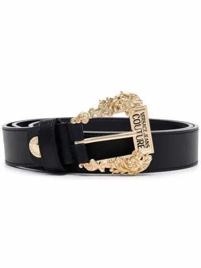 Versace Jeans Couture Elegant Buckle Baroque Belt