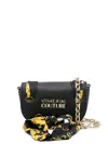 Versace Jeans Couture Logo-plaque Shoulder Bag In Black
