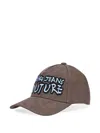 Versace Jeans Couture Embroidered Cap In Pattern