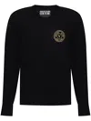 VERSACE JEANS COUTURE EMBROIDERED-LOGO SWEATER
