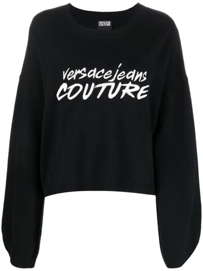 Versace Jeans Couture Sweater In Black