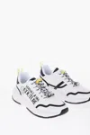 Versace Jeans Couture Fabric Atom Sneakers With Printed Contrasting In Multi