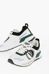 Versace Jeans Couture Fabric Dynamic Low Top Sneakers With Contrasti In White