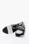 Versace Jeans Couture Fabric Dynamic Sneakers With Logoed Details In Black