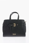Versace Jeans Couture Faux Leather Handbag With Golden Buckle