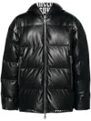 Versace Jeans Couture Logo Down Jacket In Black