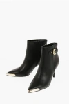 Versace Jeans Couture Faux Leather Scarlett Booties With Side Zip An