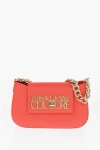 Versace Jeans Couture Faux Leather Shoulder Bag With Golden Chain An