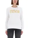 Versace Jeans Couture Sweatshirt With Logo In White
