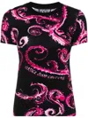 Versace Jeans Couture Chromo Couture T-shirt In Black