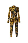 Versace Jeans Couture Fitted Jumpsuit In Multi