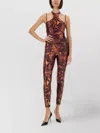 Versace Jeans Couture Slim Fit Printed Activewear Leggings
