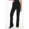 Versace Jeans Couture Flared Pants With All Over Rhinestones