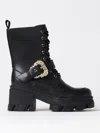 Versace Jeans Couture Black Sophie Ankle Boots In Black