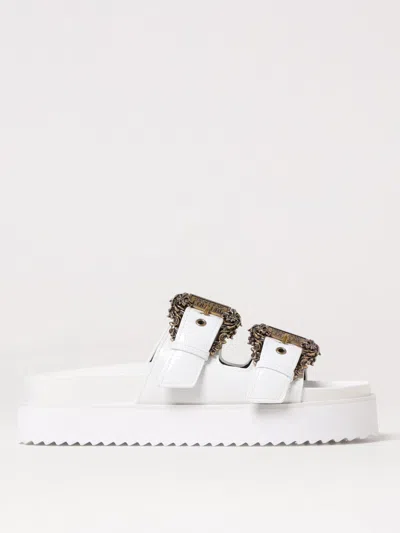 VERSACE JEANS COUTURE FLAT SANDALS VERSACE JEANS COUTURE WOMAN,G69460001