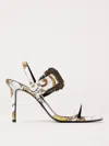 Versace Jeans Couture Flache Sandalen  Damen Farbe Weiss In Weiss
