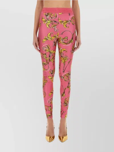 Versace Jeans Couture "floral Fantasy" Slim Fit Leggings