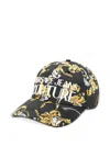 Versace Jeans Couture Floral-print Baseball Cap In Multi