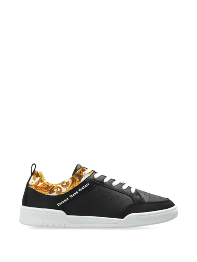 Versace Jeans Couture Fondo Brooklyn Sneakers In Black