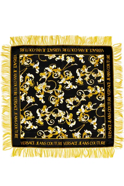 Versace Jeans Couture Foulard In Black