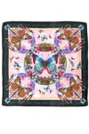 Versace Jeans Couture Butterfly-print Scarf In Red