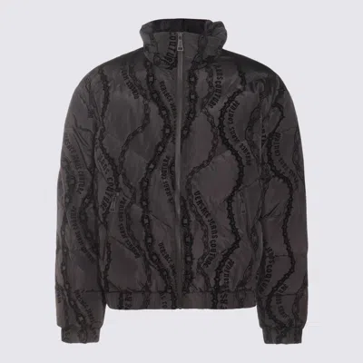 Versace Jeans Couture Giacconi Nero In Black