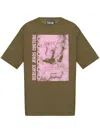 Versace Jeans Couture Graphic-print T-shirt In Green