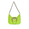 Versace Jeans Couture Green Shoulder Bag In Green