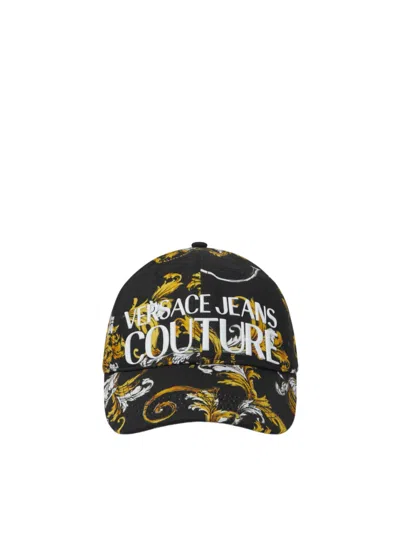 Versace Jeans Couture Hat In Black