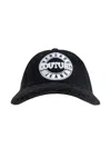 Versace Jeans Couture Logo-patch Hat In Black
