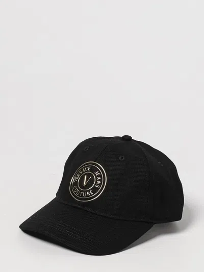 Versace Jeans Couture Hat Men  In Black