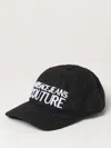 Versace Jeans Couture Bouclé Baseball Cap In Black