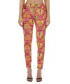 Versace Jeans Couture Skinny Fit Jeans In Multi