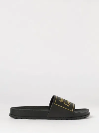 Versace Jeans Couture Heeled Sandal Woman  In Black
