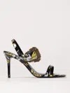 Versace Jeans Couture Heeled Sandals  Woman Color Black In ブラック
