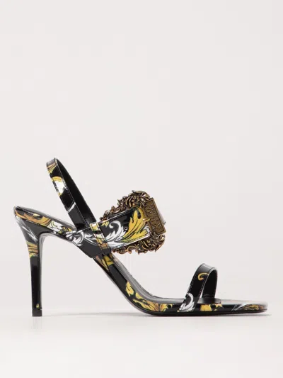 Versace Jeans Couture Heeled Sandals  Woman Color Black In ブラック