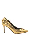 Versace Jeans Couture High-heel Shoes In Gold