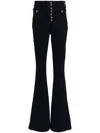 Versace Jeans Couture High-rise Flared Jeans In Blue