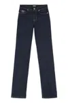 Versace Jeans Couture High-rise Slim Fit Jeans In Blue