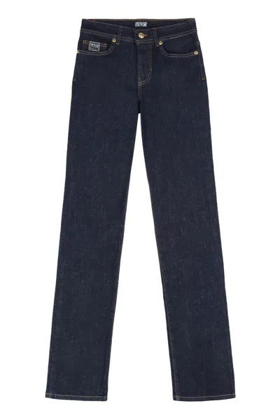 VERSACE JEANS COUTURE VERSACE JEANS COUTURE HIGH-RISE SLIM FIT JEANS