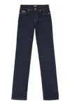 Versace Jeans Couture High-rise Slim Fit Jeans In Blue