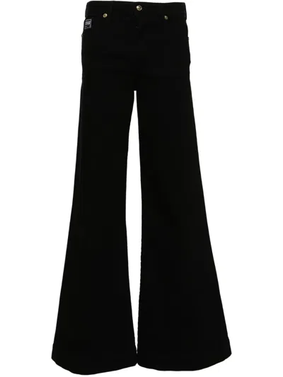 VERSACE JEANS COUTURE HIGH-RISE WIDE-LEG JEANS