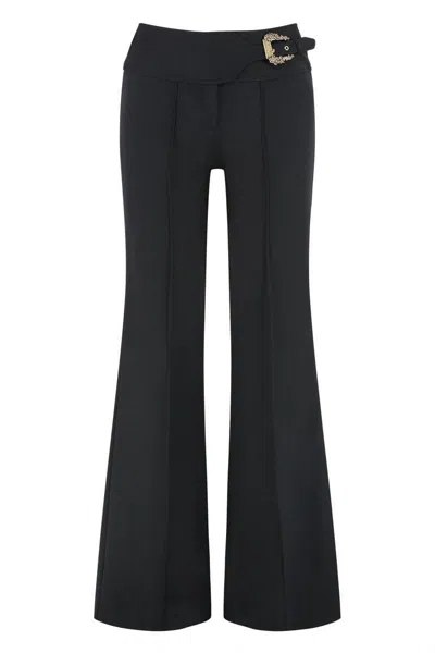 VERSACE JEANS COUTURE VERSACE JEANS COUTURE HIGH-WAIST WIDE-LEG TROUSERS