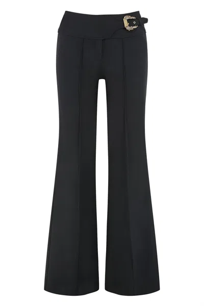 VERSACE JEANS COUTURE HIGH-WAIST WIDE-LEG TROUSERS