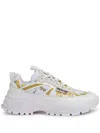 Versace Jeans Couture White Hiker Low Top Sneakers In White