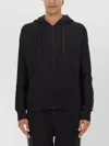Versace Jeans Couture Full-zip Hoodie With Adjustable Drawstrings And Subtle Branding In Black