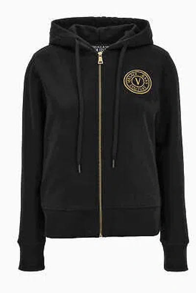 Pre-owned Versace Jeans Couture Hoodie In Black