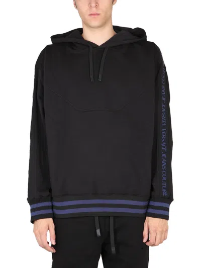 Versace Jeans Couture Hoodie In Black