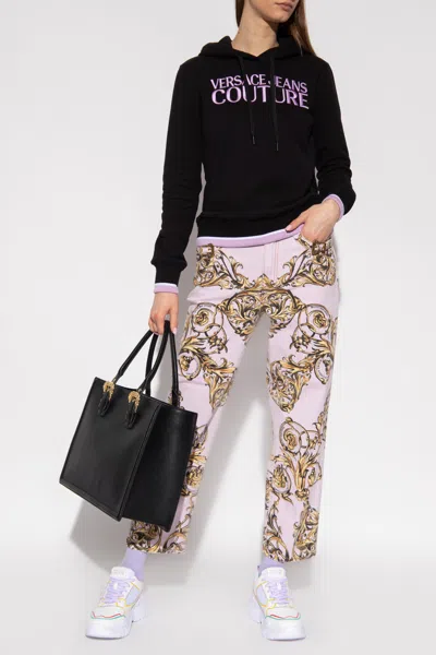 Versace Jeans Couture Pants In Black