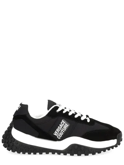 Versace Jeans Couture Lace-up Sneakers In Black
